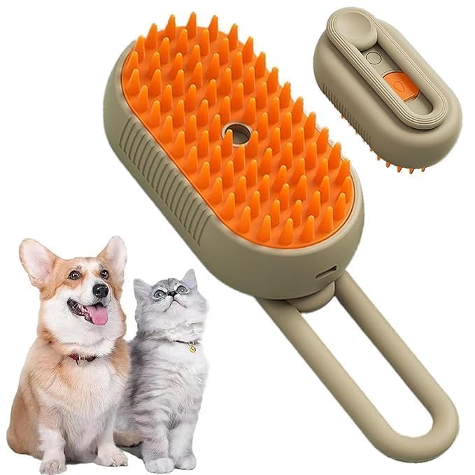 Steam Dog Comb - Professional Pet Grooming Tool for Detangling & Smoothing