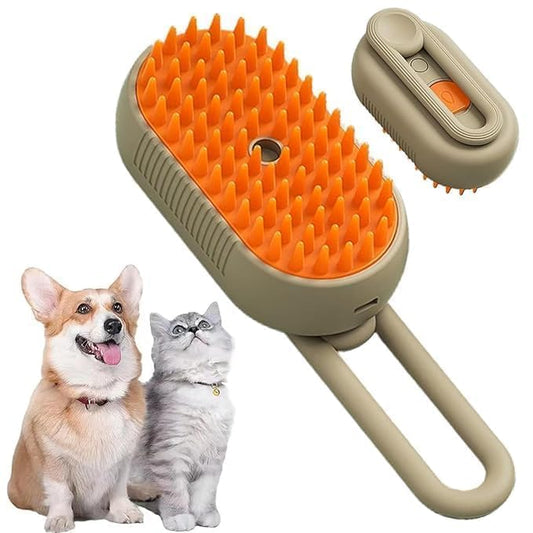 Steam Dog Comb - Professional Pet Grooming Tool for Detangling & Smoothing