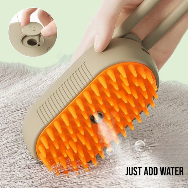Steam Dog Comb - Professional Pet Grooming Tool for Detangling & Smoothing
