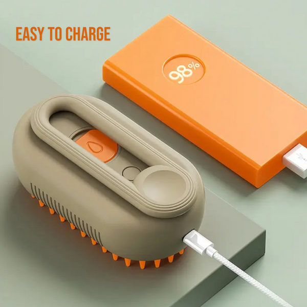 Steam Dog Comb - Professional Pet Grooming Tool for Detangling & Smoothing